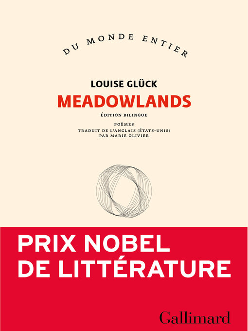 Title details for Meadowlands by Louise Glück - Available